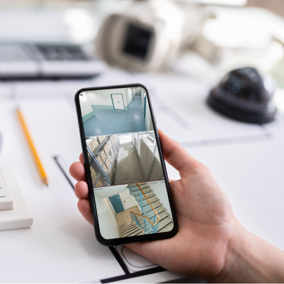 Ann Arbor security camera feed on cell phone